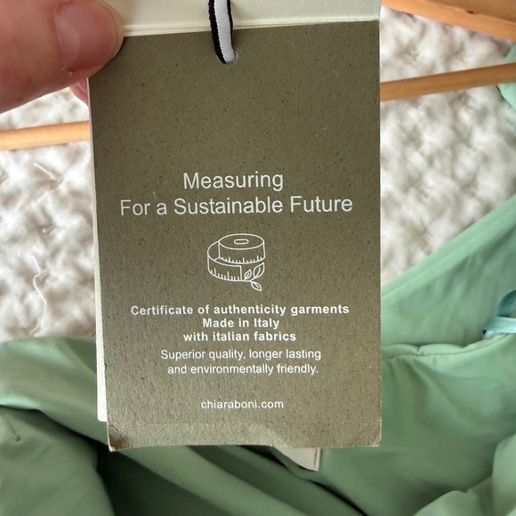 Chiara Boni La Petite Robe One Shoulder Cocktail Dress Sequin Floral IT 40/4 NWT - Picture 16 of 16